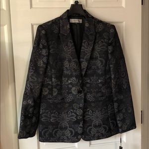 Tahari floral print blazer, Size 12